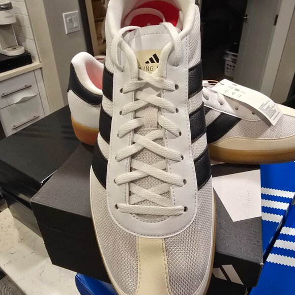 Adidas Training Spezial White Black Gum JP7392 Mens Size 12 Crossfit NEW CORDURA - Picture 4 of 16